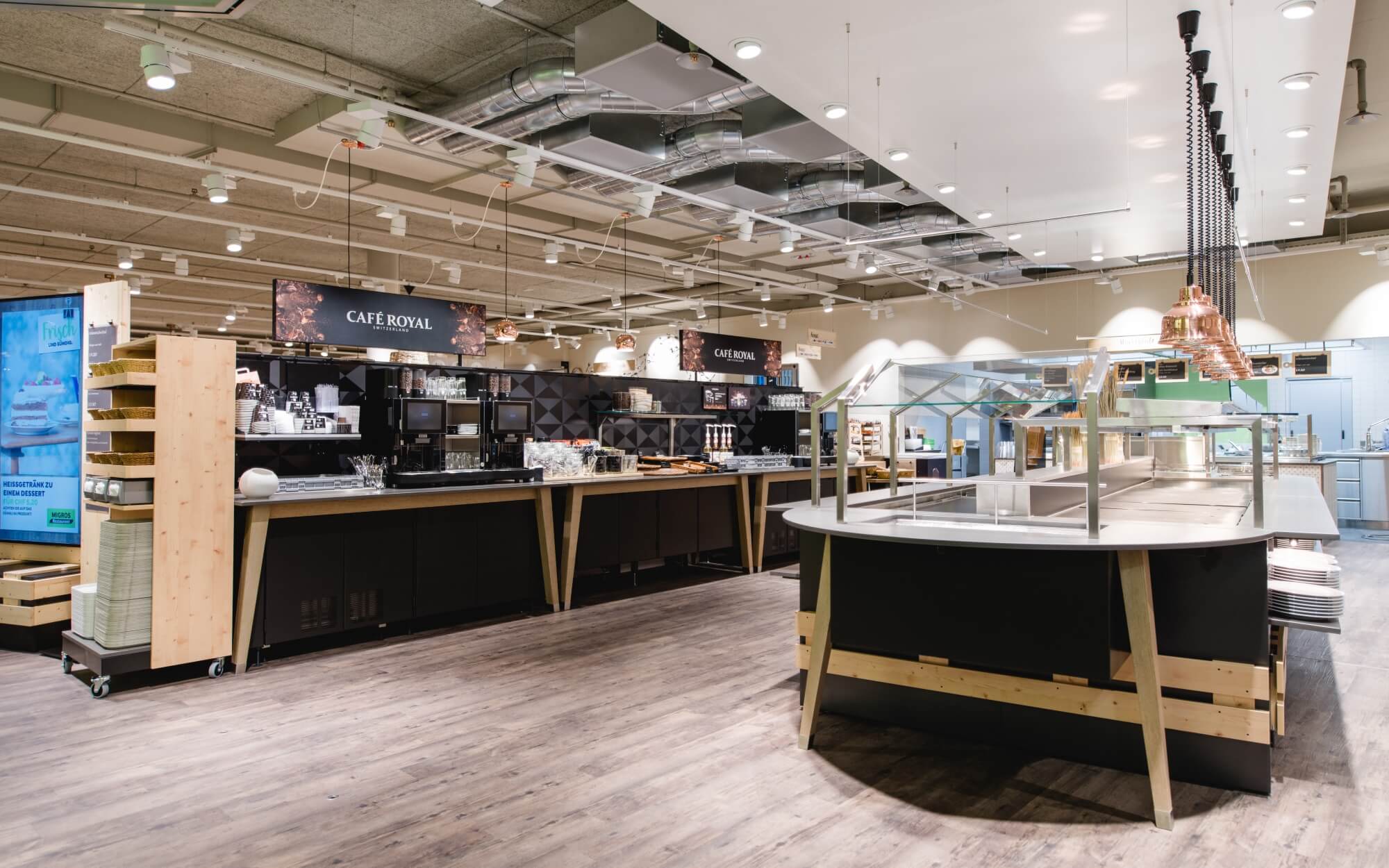 Migros Restaurant Rheinfelden elektroplan Buchs & Grossen AG