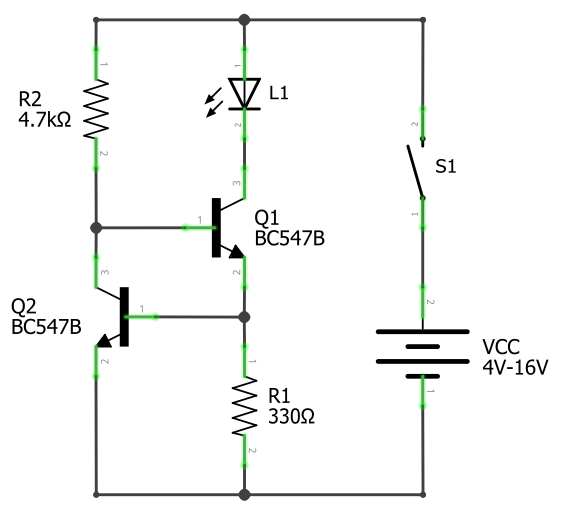 Konstantstromquelle für LEDs