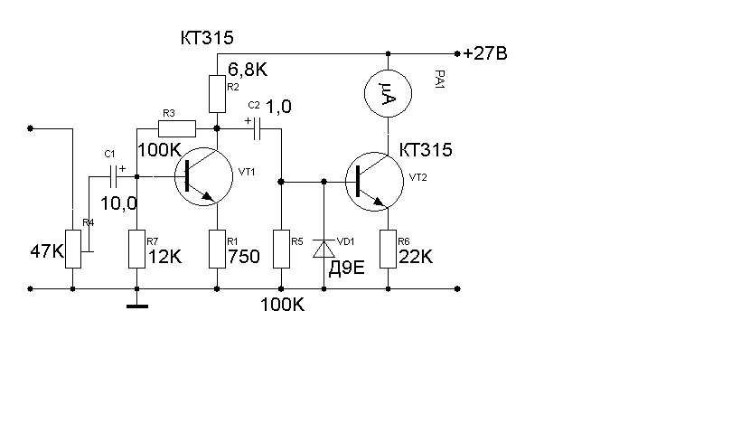 Схем тут. Схема стрелочного индикатора мощности усилителя. Стрелочные индикаторы уровня сигнала для усилителя схемы. Схема стрелочного индикатора уровня сигнала. Схема усилителя звукового сигнала.