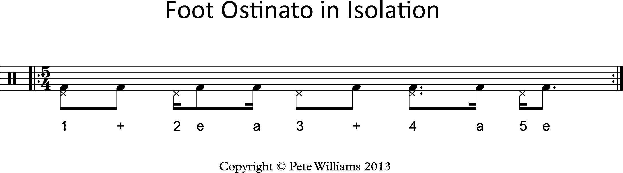 3 Over 5 Groove Coordination Challenge Element Drum Tuition