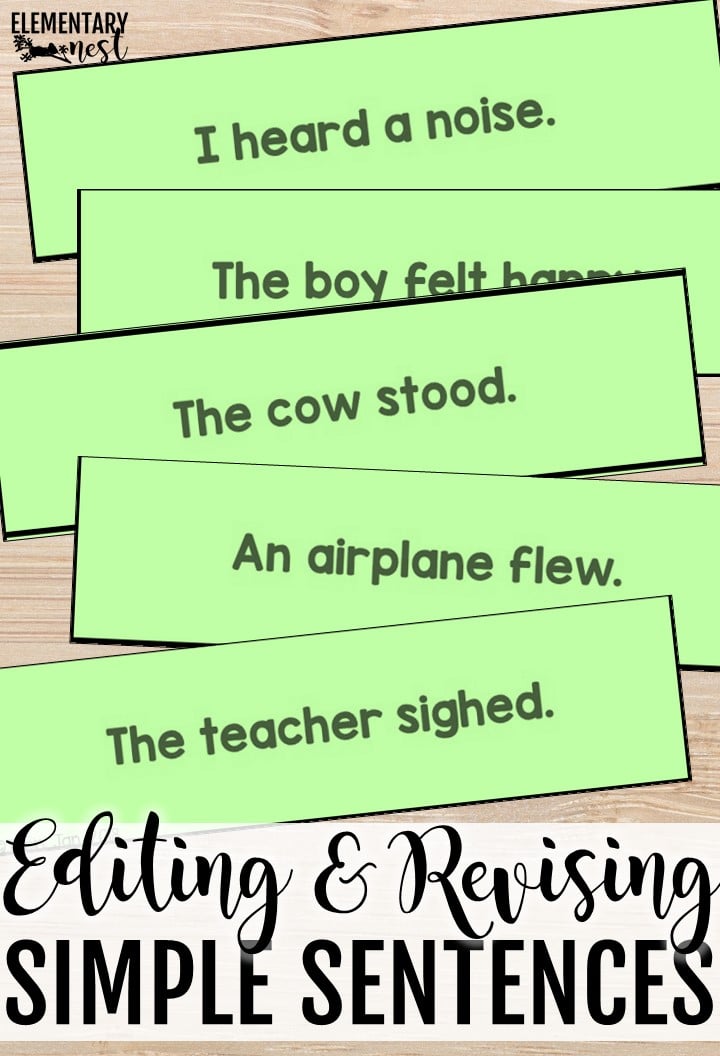 How to Teach Revising and Editing Practices Elementary Nest