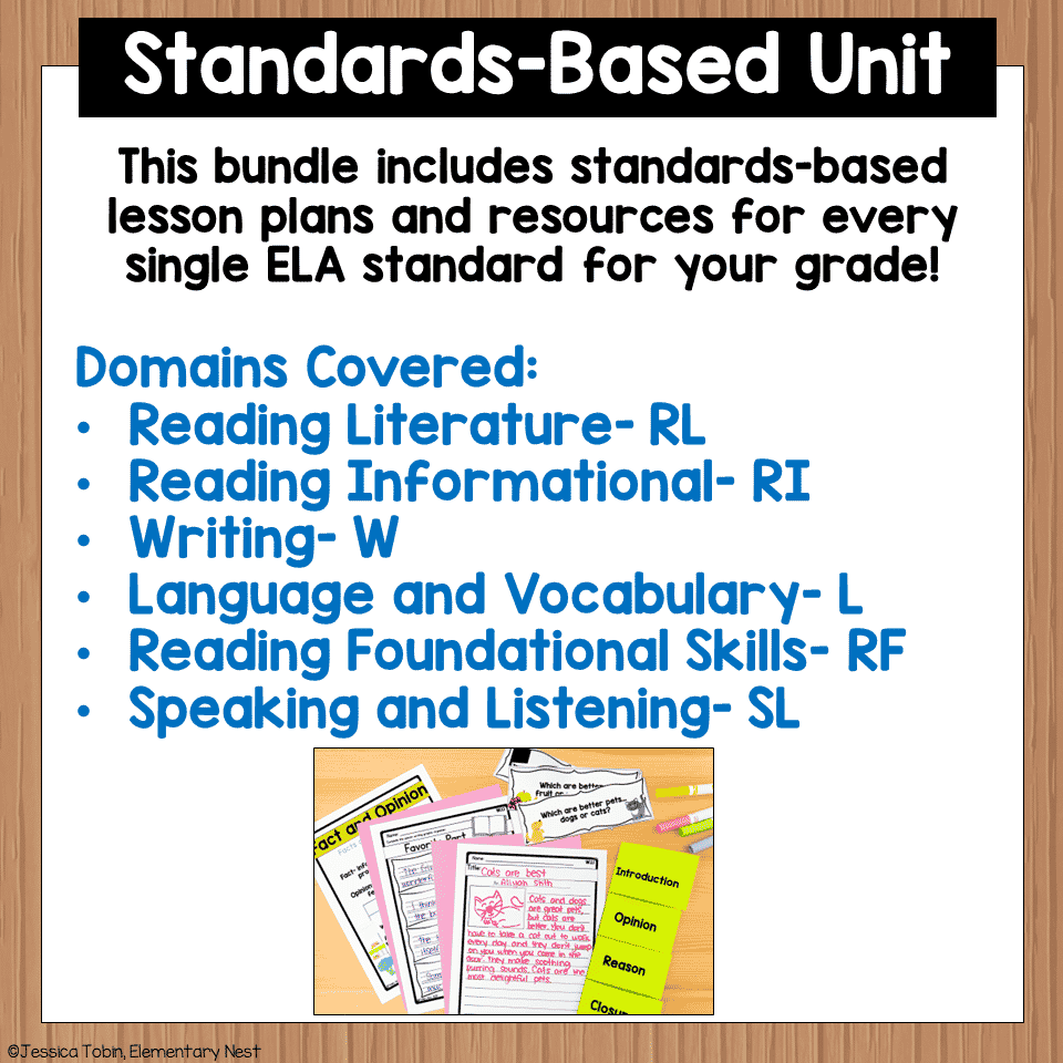 1st Grade ELA Year-Long Bundle - Elementary Nest