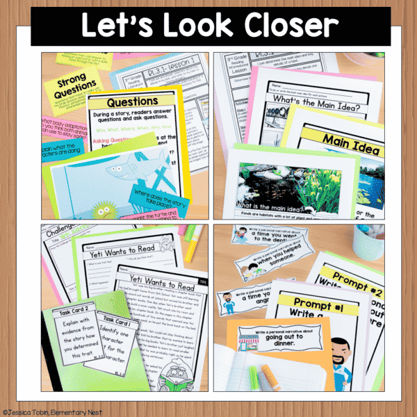 3rd Grade ELA Year-Long Bundle - Elementary Nest