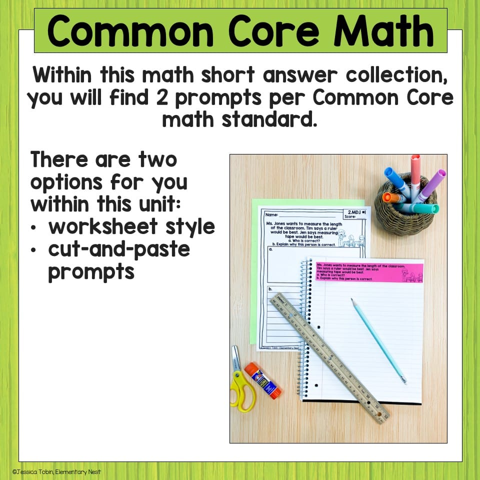 2nd Grade Word Problems - Measurement And Data