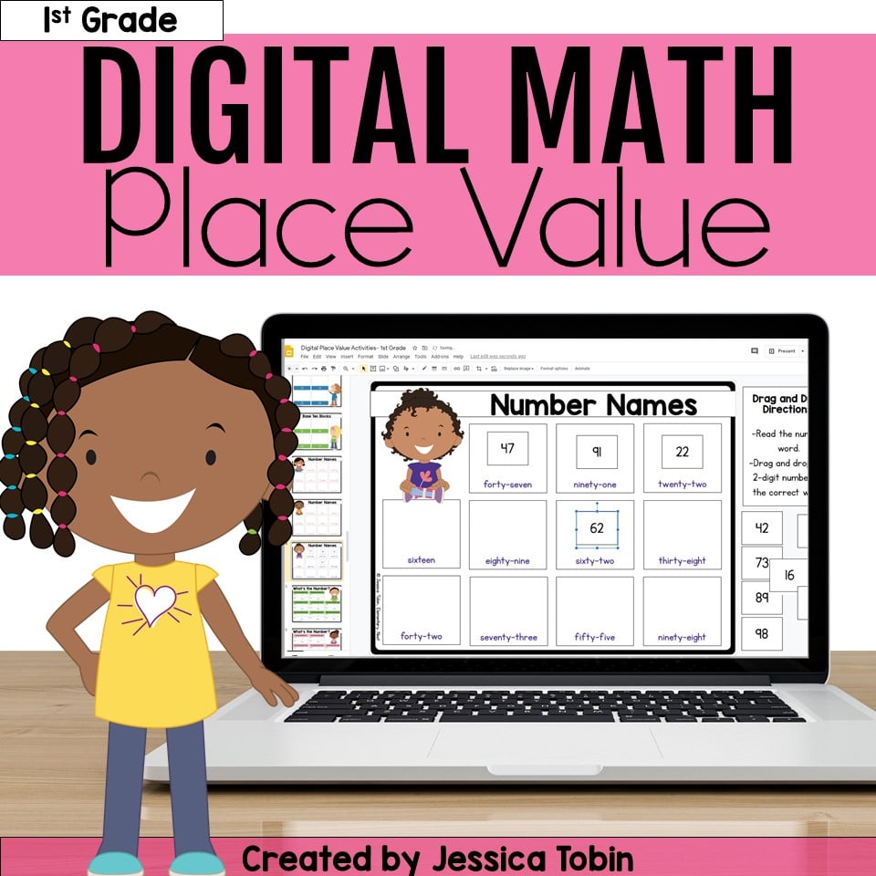 1st Grade Math Place Value Place Value Google Slides Elementary Nest