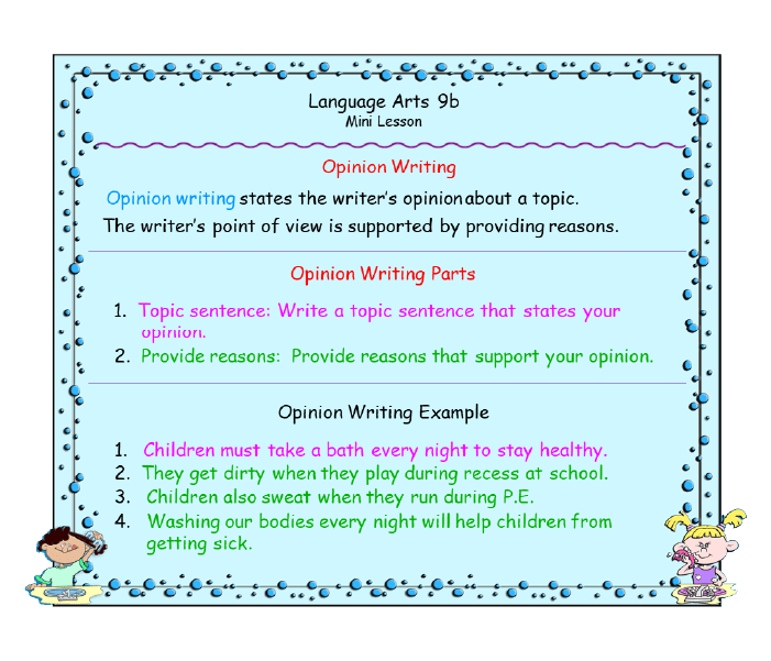 Second Grade Program - The Write Connection