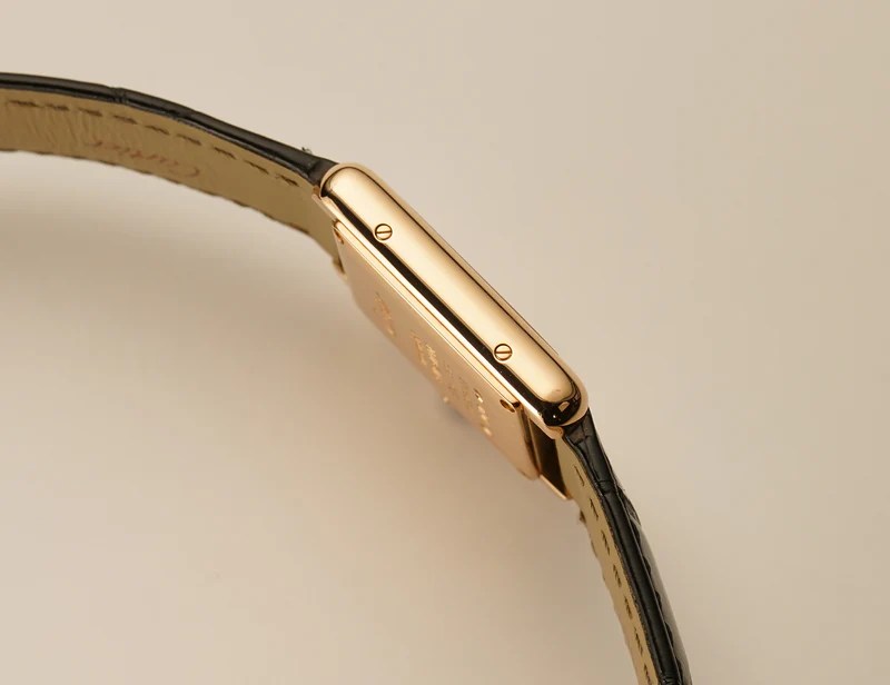 Cartier 22mm Small Tank Louis 18k RG 2021 Extended Warranty WGTA0010