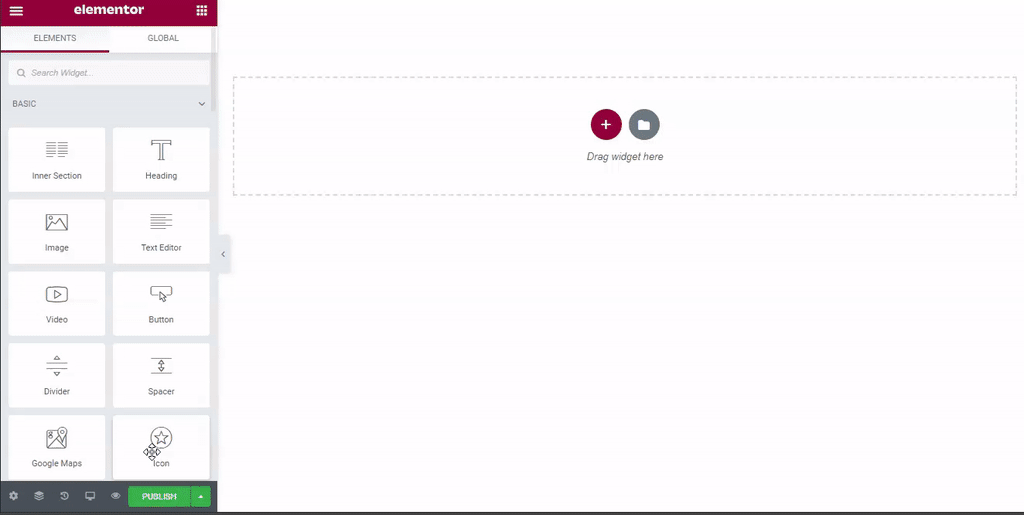 Change A Background Image » Elementor