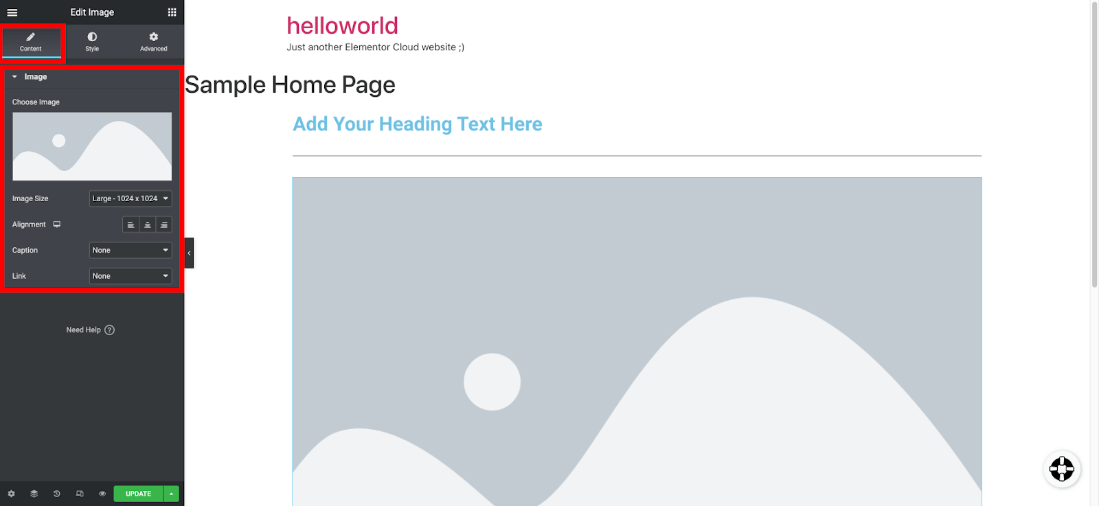 Customize Your Widgets » Elementor