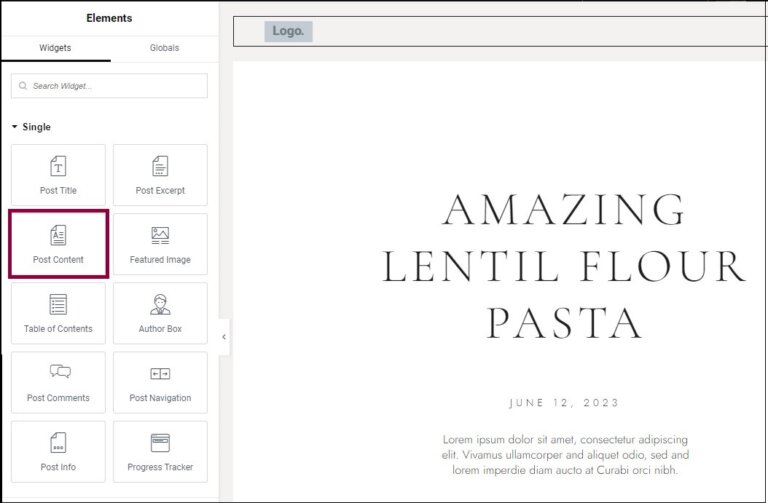 Post Content widget not found Elementor Post Content widget not found Elementor