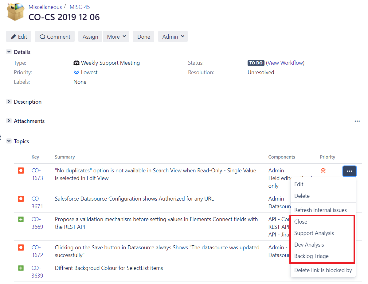 Streamline the bug review meeting in Jira software how we do it at