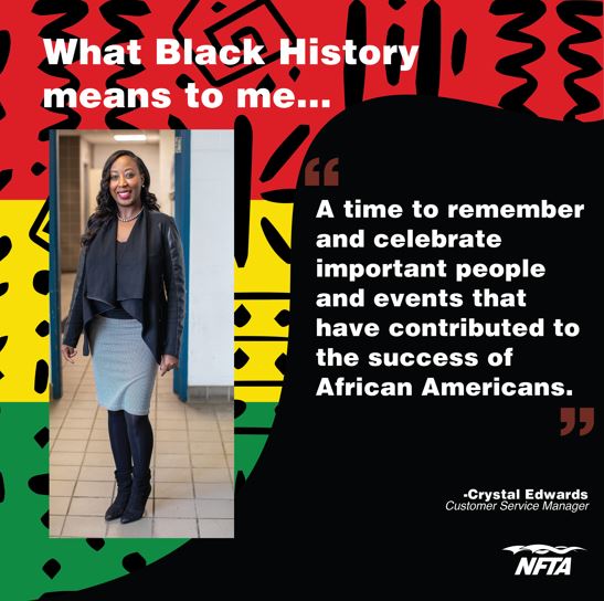 What Black History Means To Me Crystal Edwards NFTA Elements
