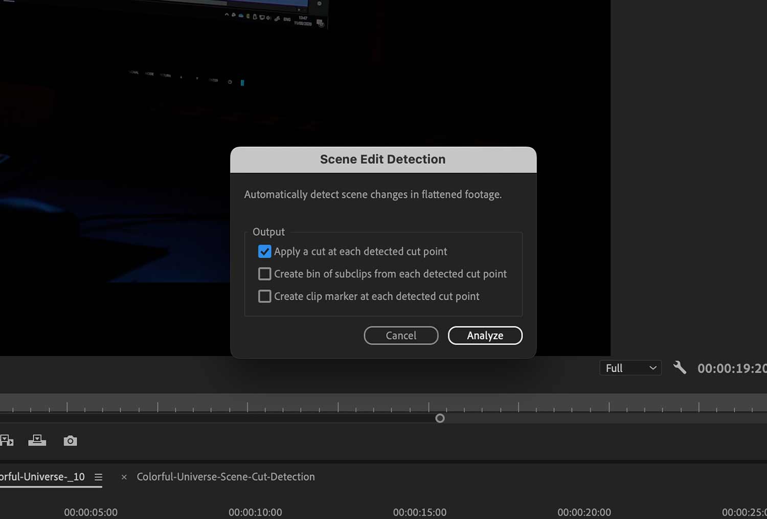 Exploring Scene Cut Detection of DaVinci Resolve and Adobe Premiere Pro