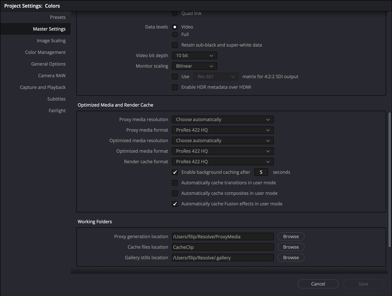 DaVinci Resolve Performance and Troubleshooting Guide ELEMENTS
