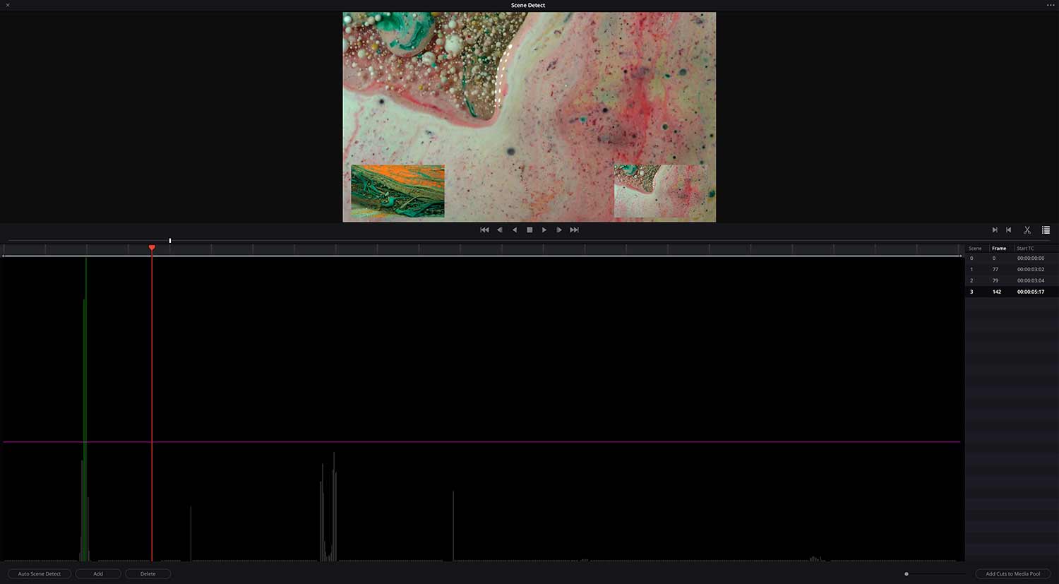Exploring Scene Cut Detection of DaVinci Resolve and Adobe Premiere Pro