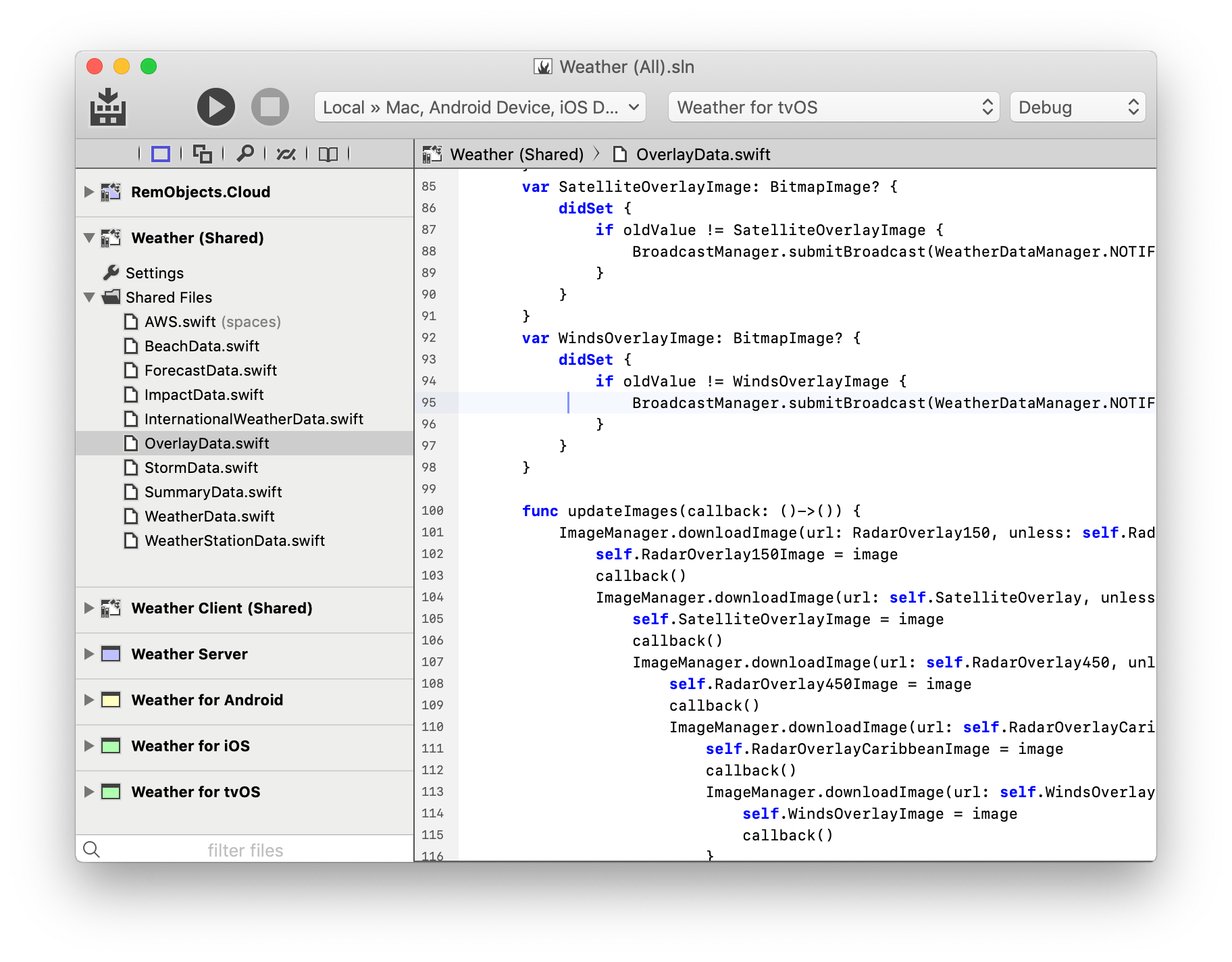 Silver The Swift Language for and Java/Android Elements