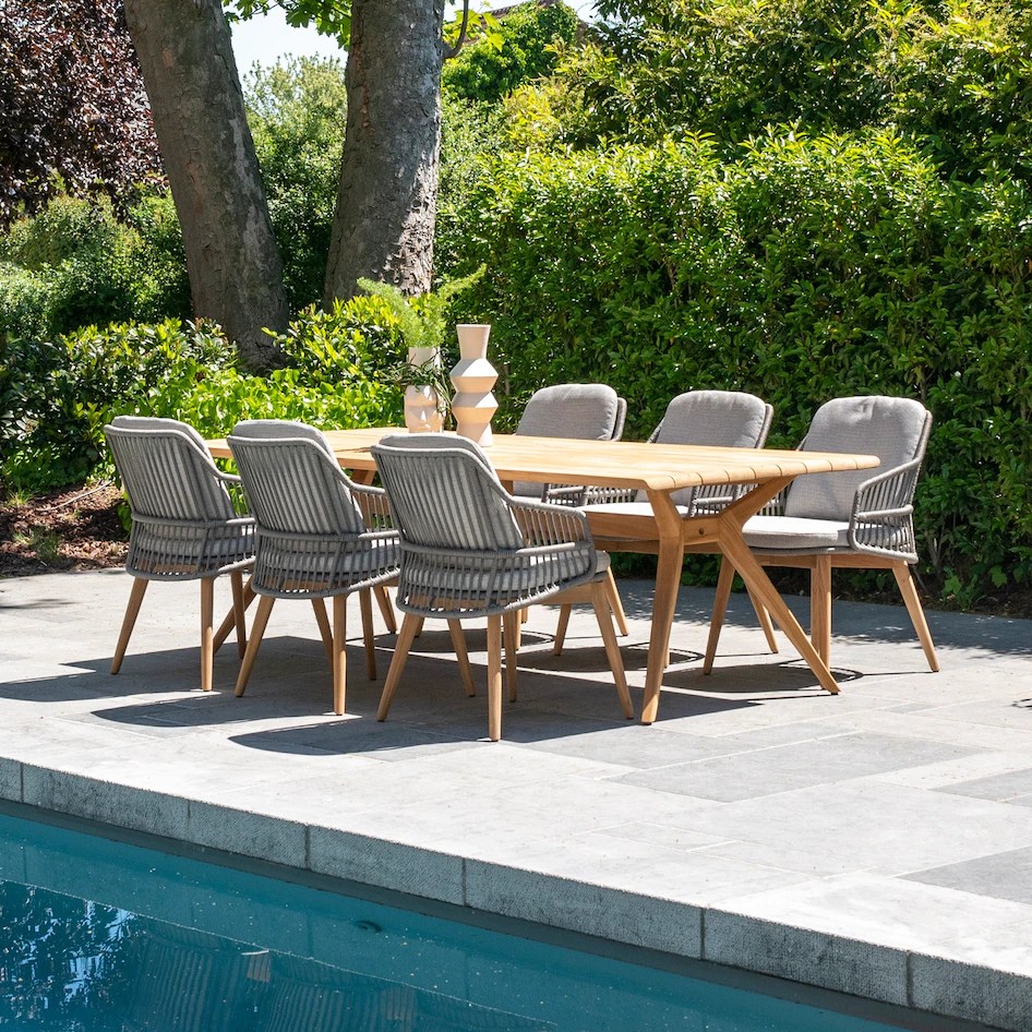 Sempre 6 Seat Dining Set Elements Home and Garden