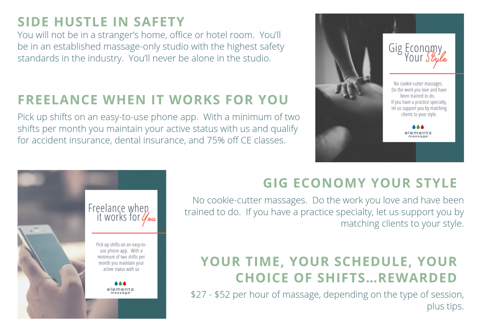 Are you a Massage Therapist looking for a Side Hustle? We