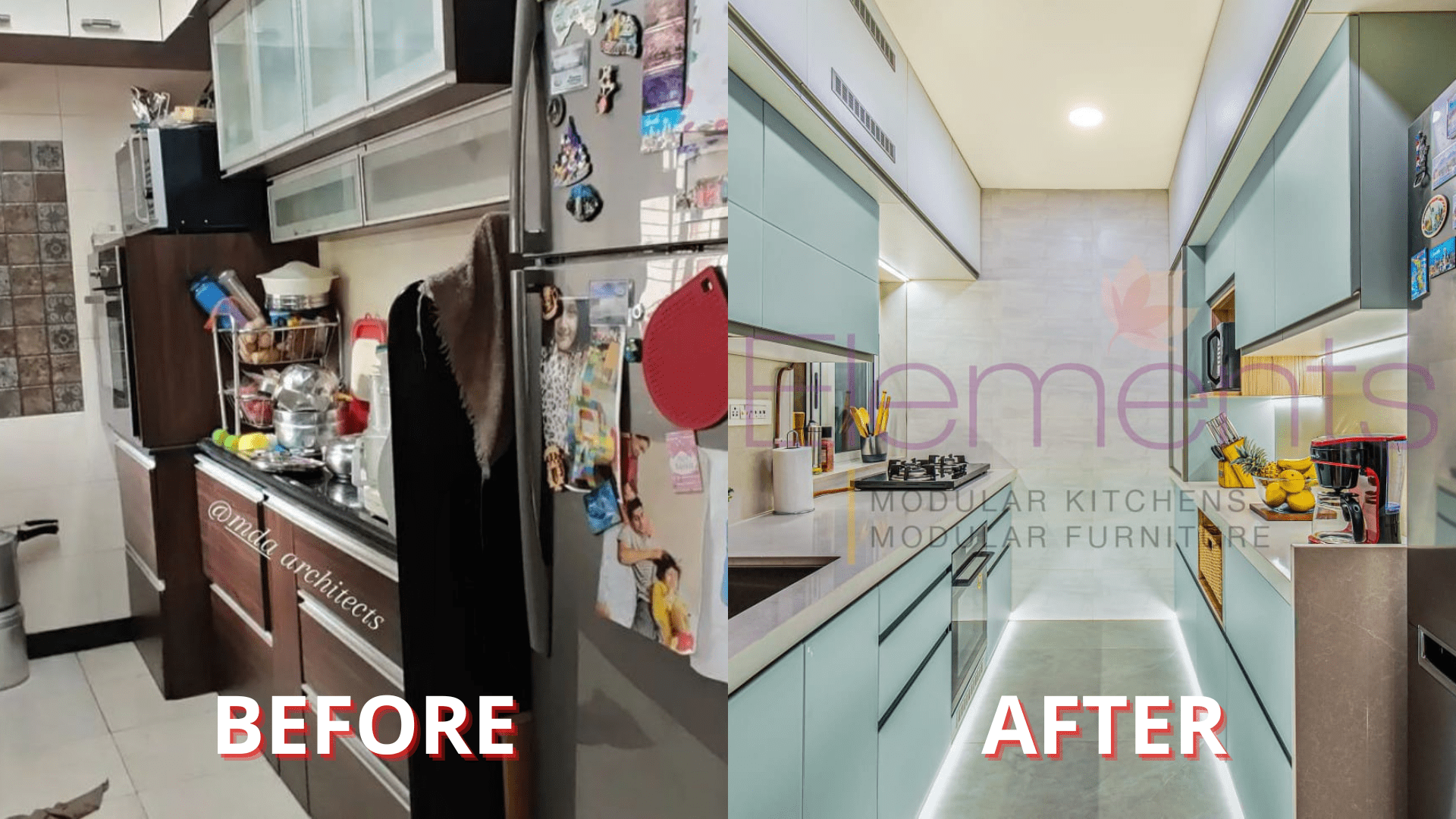 Tips To Convert An Old Kitchen To A Modular Kitchen Elements