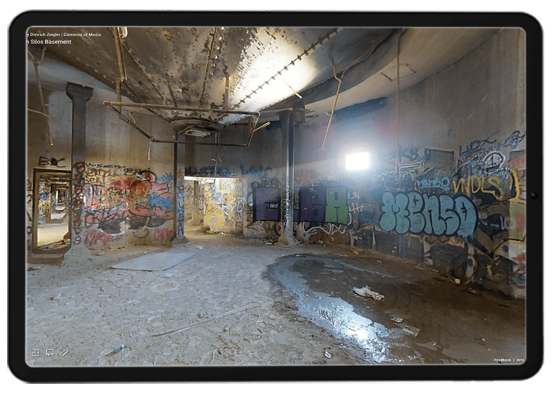 Damen Silos Basement Elements of Media