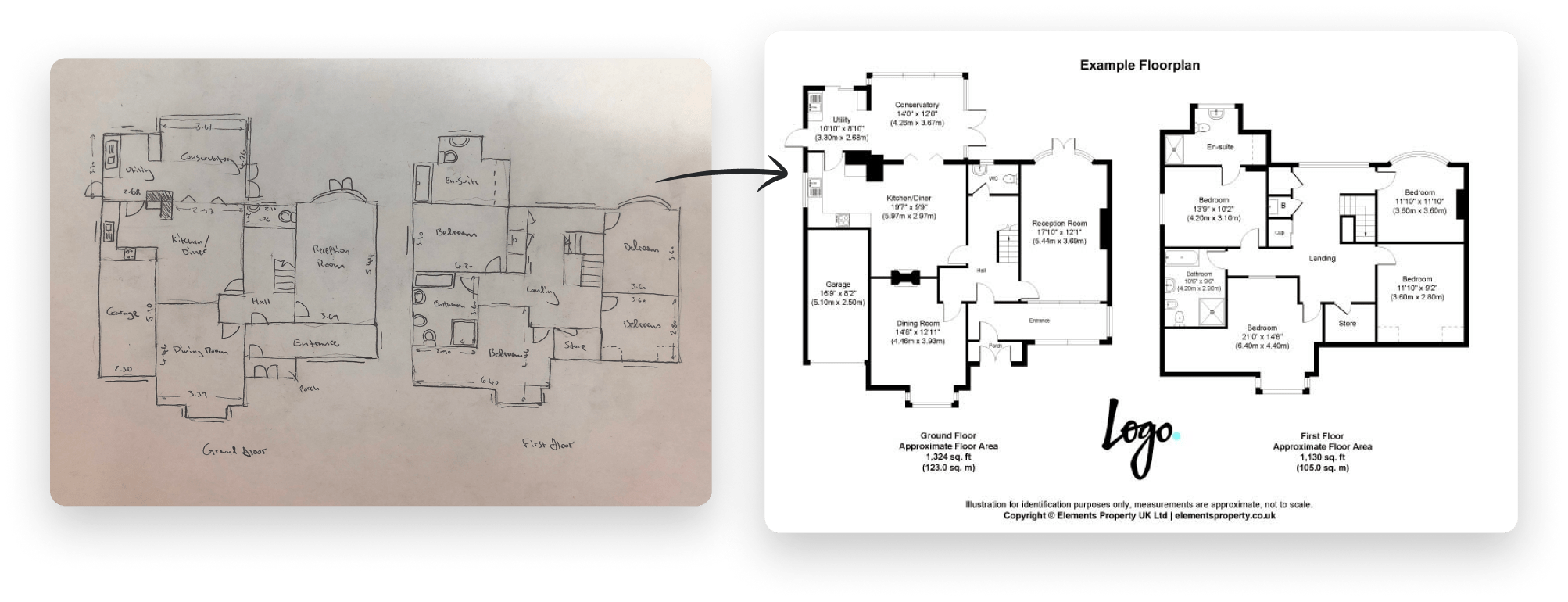 Floorplan Conversion Drawing Services Online Convert your sketch
