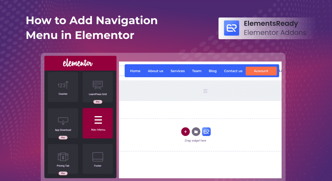How to Add Navigation Menu in Elementor ElementsReady