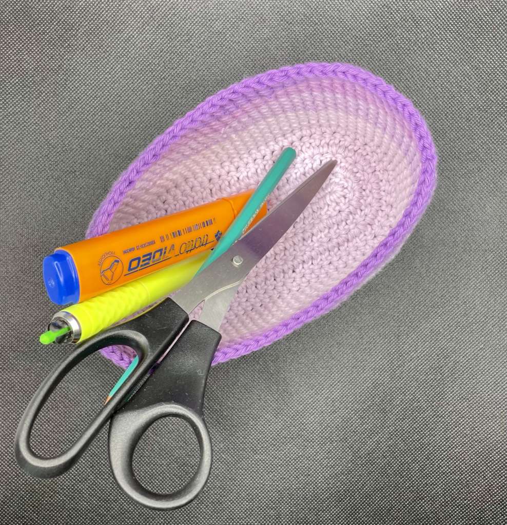 Oval Basket Crochet Free Pattern Elendipity