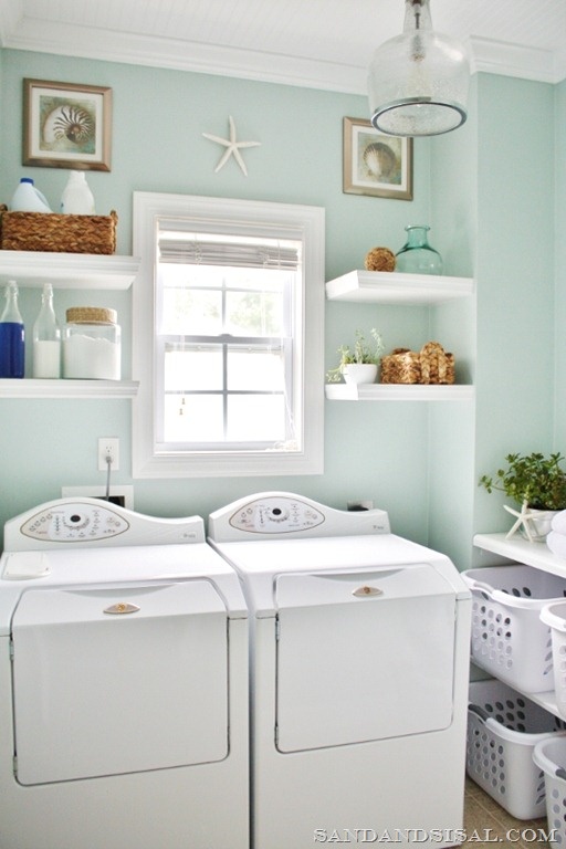 Laundry rooms do not have to be dull and boring EleniDecor Shop