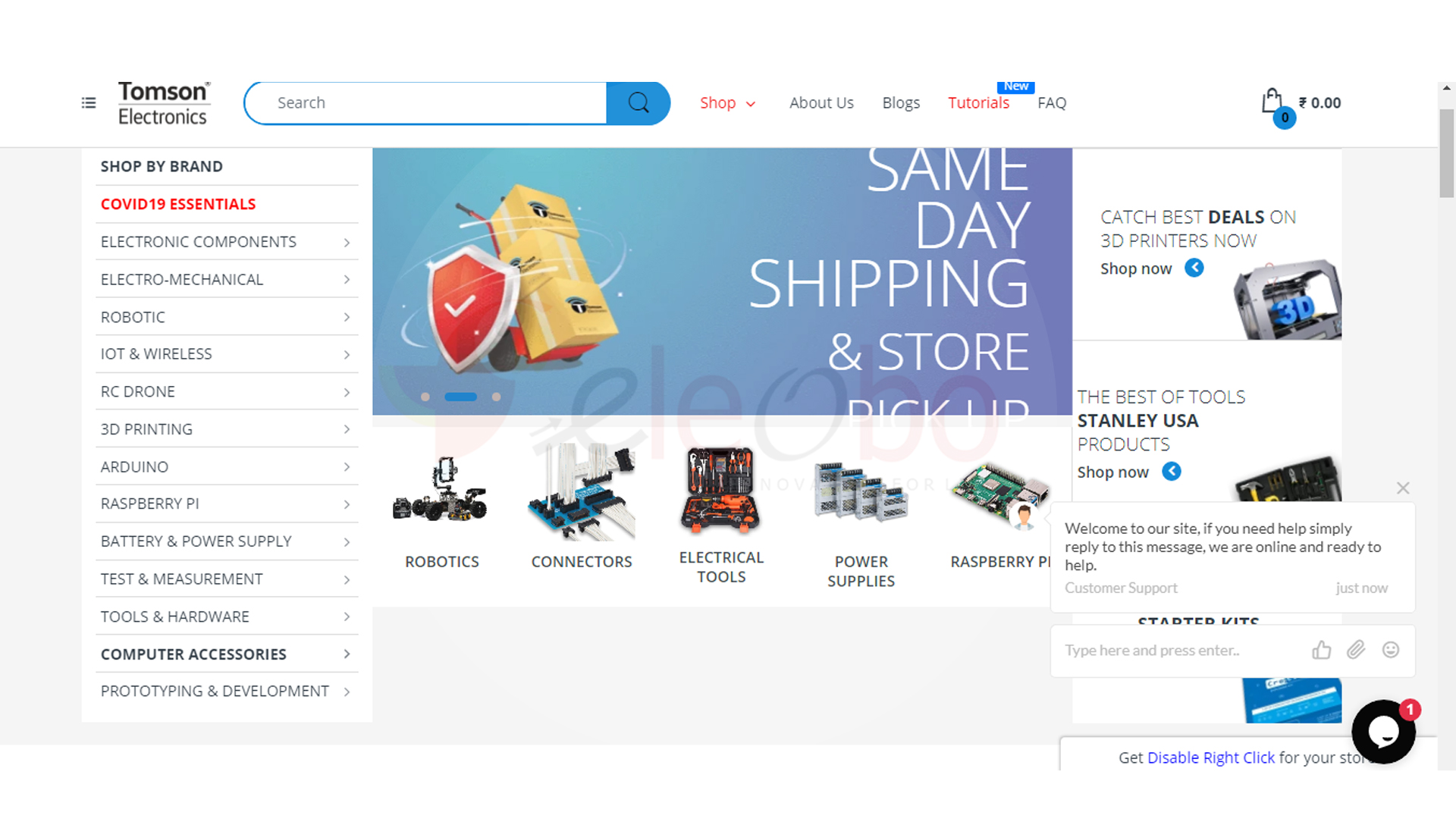 Top 10 Best place to buy electronic components online in India eleobo