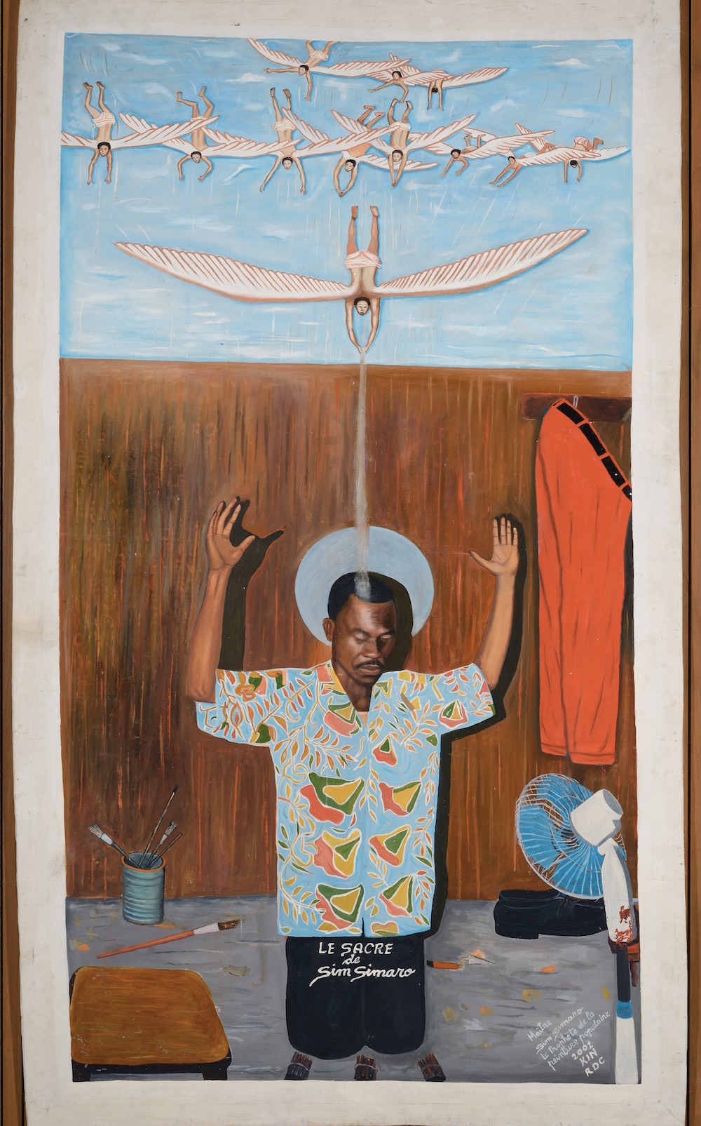 Congo Art Works Popular Painting ELEPHANT