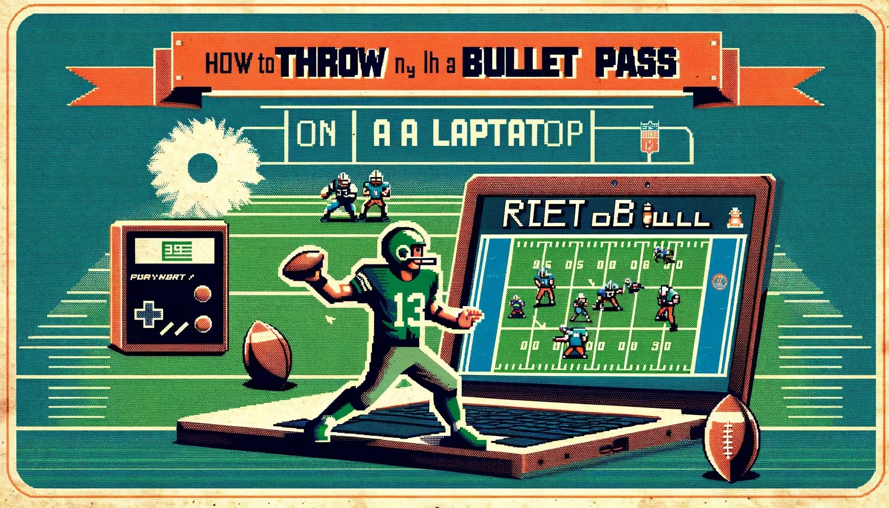 How To Throw A Bullet Pass In Retro Bowl On A Laptop?