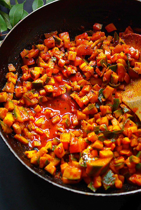 Instant mango pickle elephants and the coconut trees