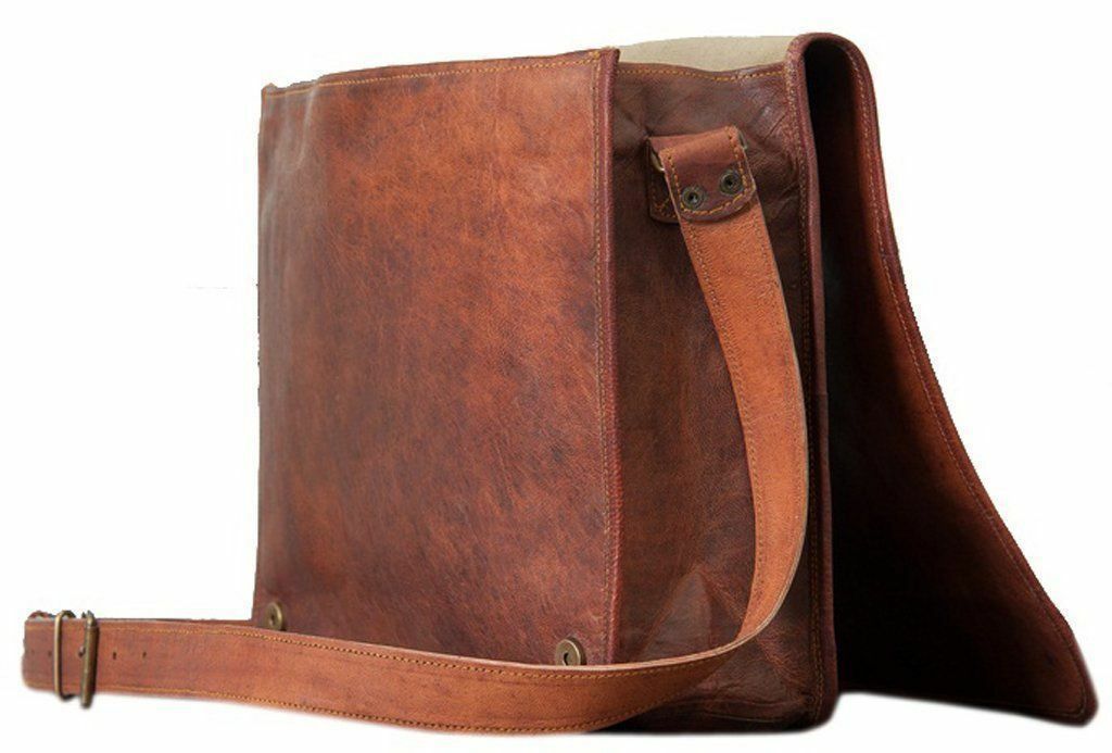 Large Leather Courier Bag ElephanTyne