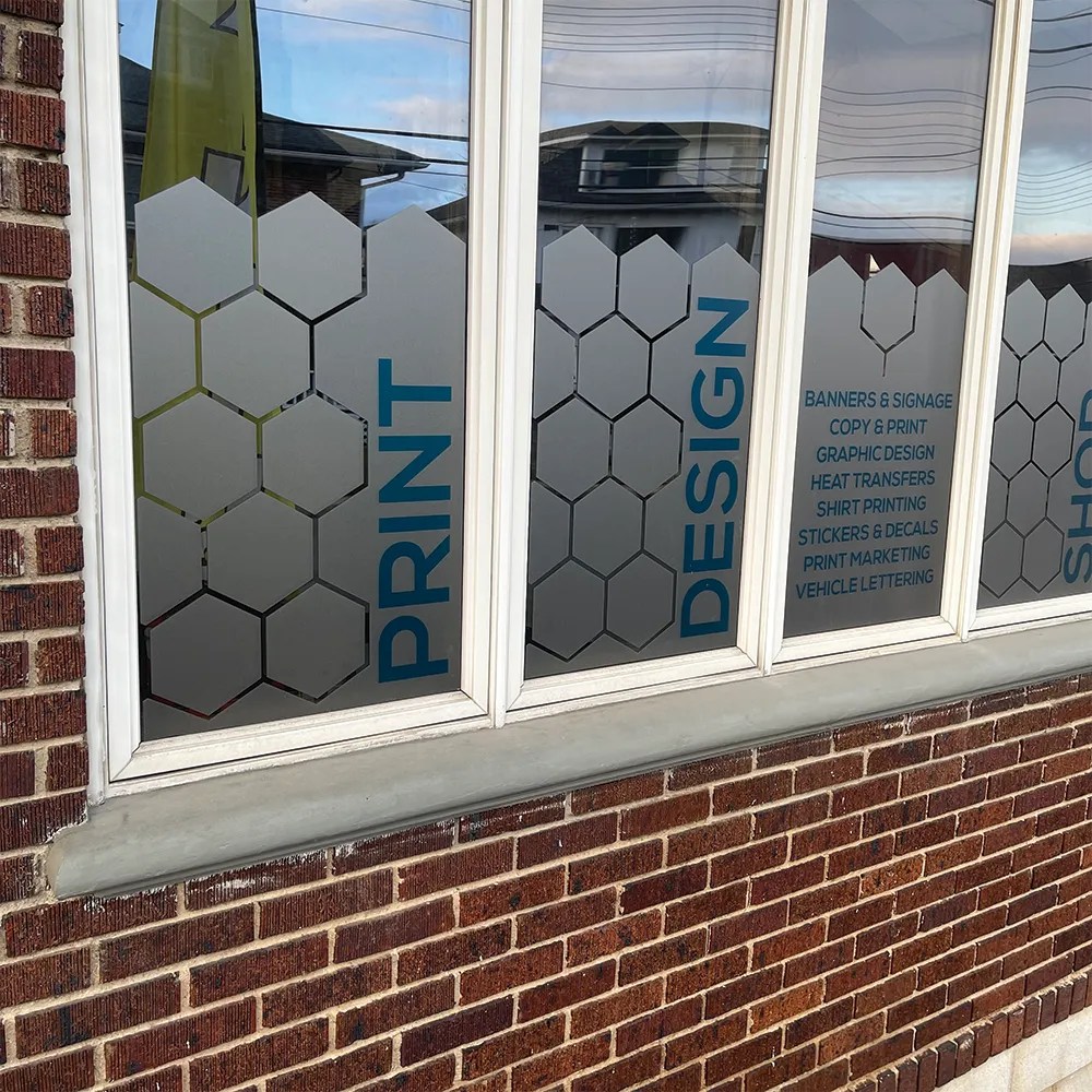 Etched Glass Film Elephat