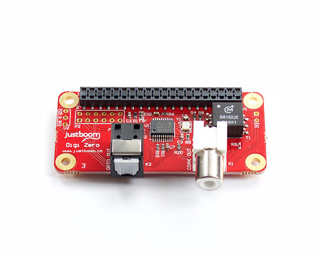 JustBoom Digi Zero pHAT for the Raspberry Pi Zero デジタル出力