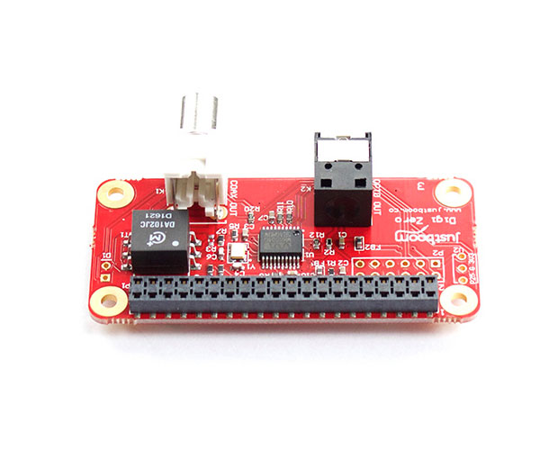 JustBoom Digi Zero pHAT for the Raspberry Pi Zero デジタル出力