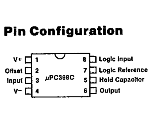 サンプル＆ホールド回路 / uPC398C