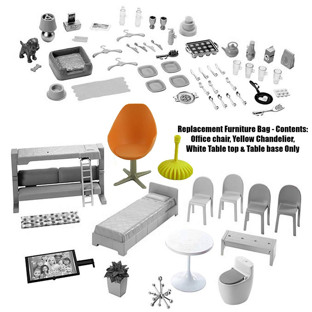 Replacement Parts for Barbie Dollhouse Series Barbie Dreamhouse FHY73