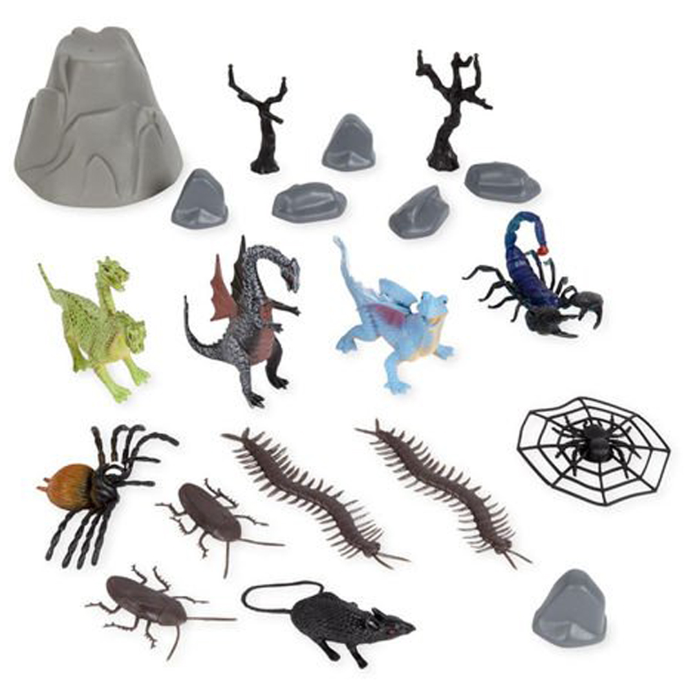 Animal Monster Bucket Collection Includes 20 Themed Pieces