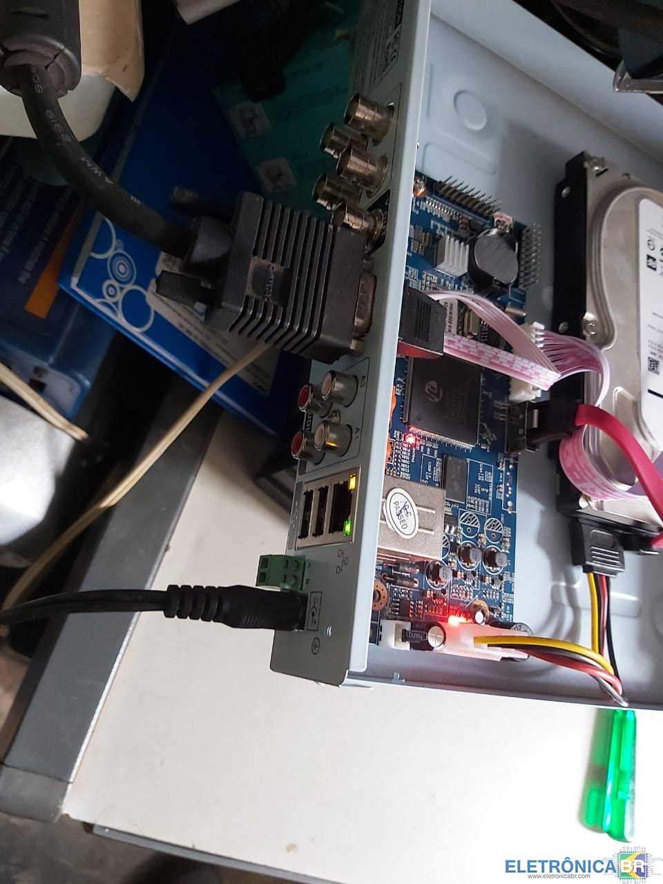 DVR AKB5X104 Anko do Brasil Não Reconhece HD e Não Funciona Mouse