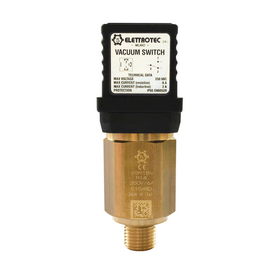 VSM Adjustable vacuum switches with SPDT contacts and adjustable