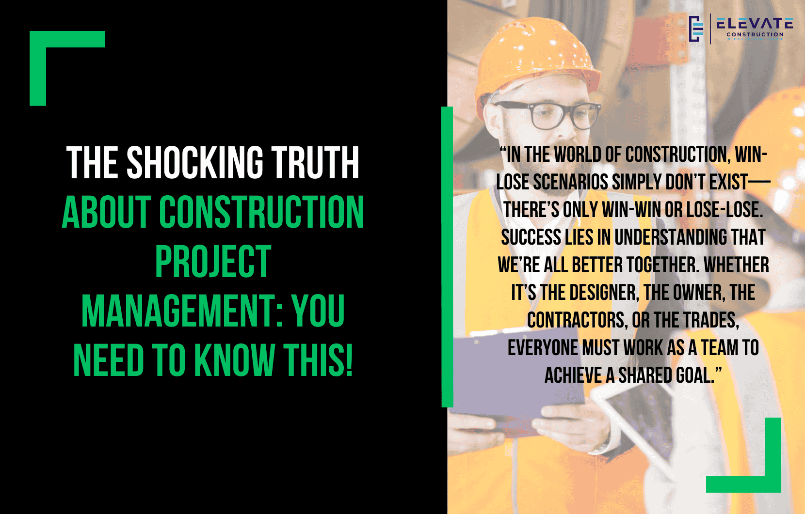 The Shocking Truth About Construction Project Management You Need To