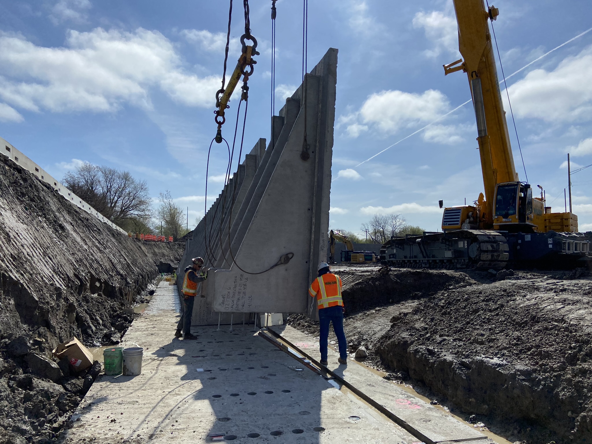 Precast Counterfort Walls Elevate Infrastructure