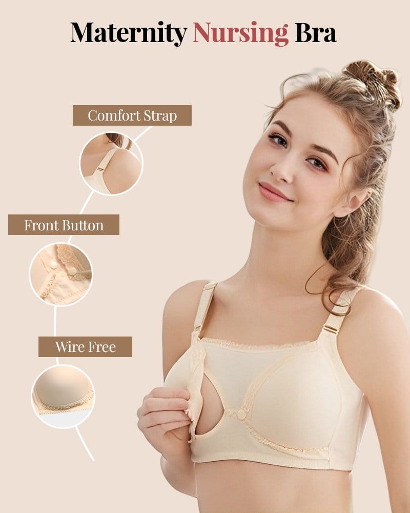 Maternity Plain Front Close Nursing Bra Online in Nepal
