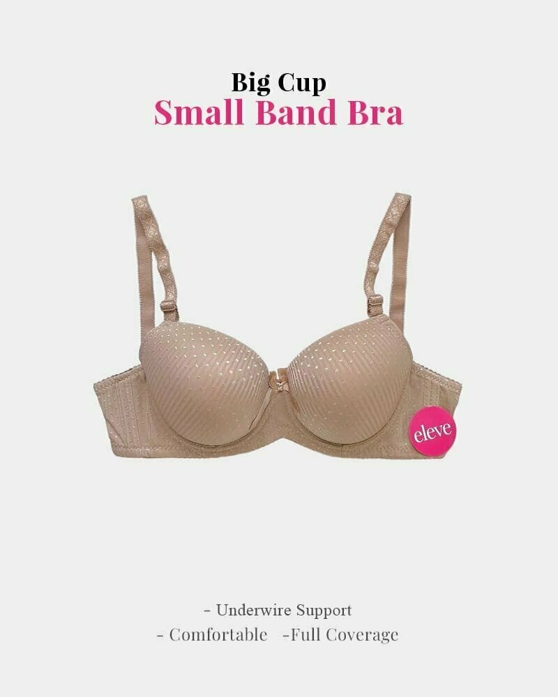 Comfortable D Cup Bra With Underwire Support.