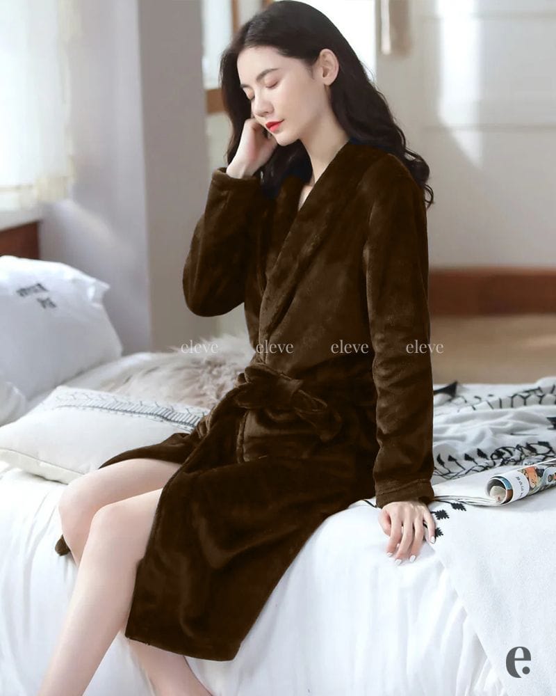 Buy Warm Fleece Inside Winter Robe for Women Online in Nepal