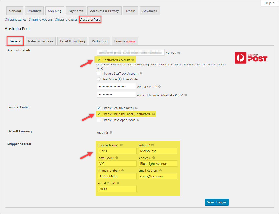 How to Customize Australia Post Shipping Labels using ELEX Australia Post Shipping