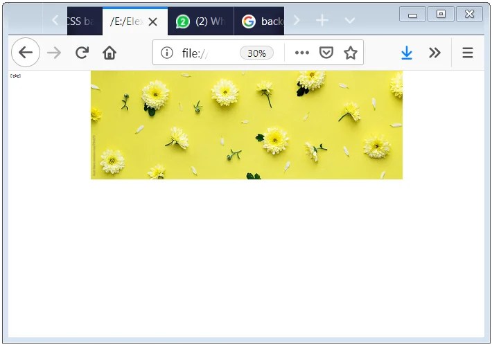 CSS Background Image, Position, Attachment and Repeat Property