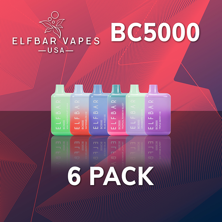 BC5000 6 Pack Elf Bar Vapes USA
