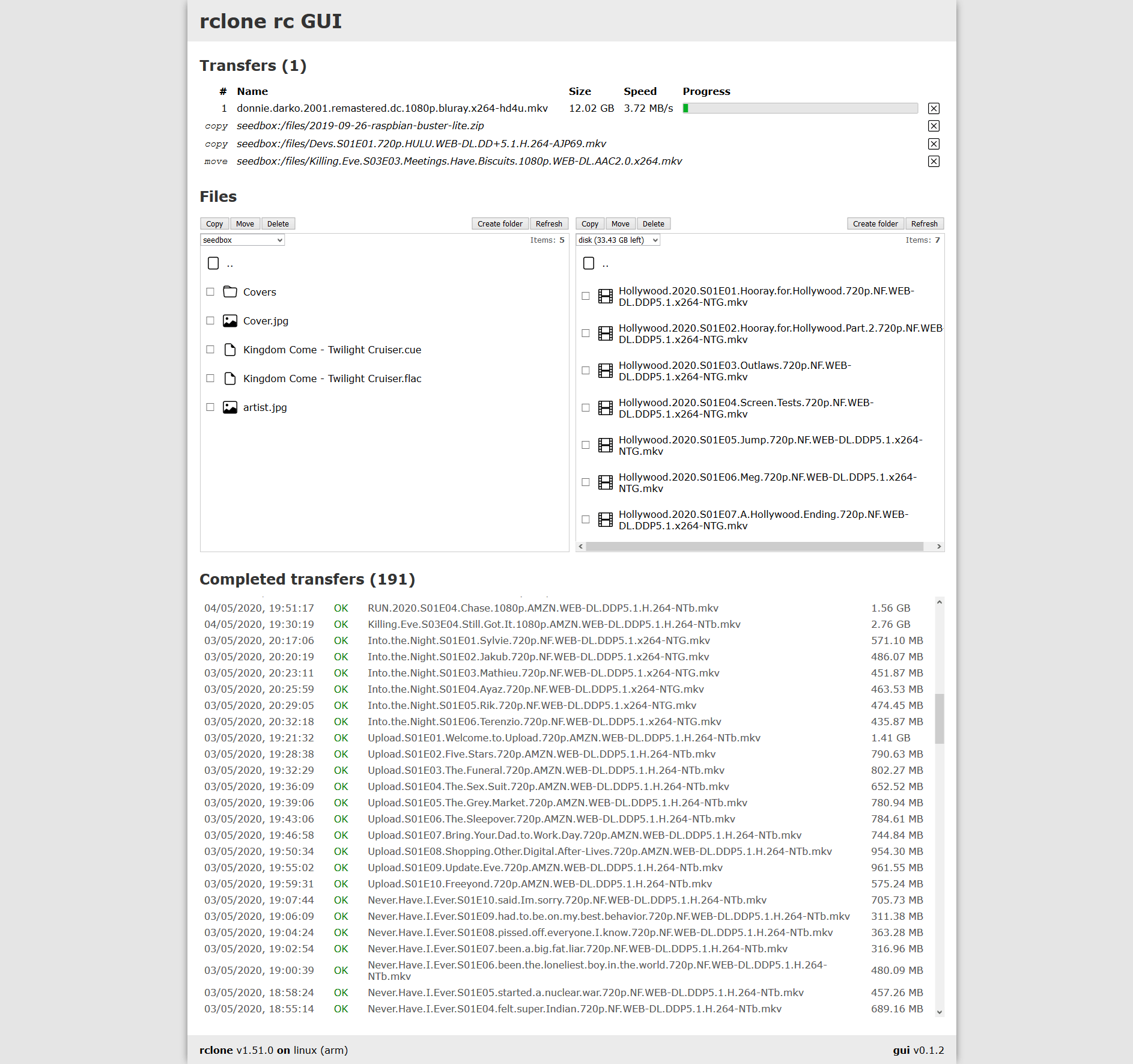 Use rclone ElfHosted